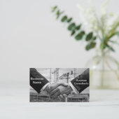 Carte de visite de construction (Debout devant)