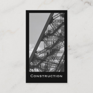 Carte de visite de construction