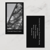 Carte de visite de construction (Devant / Derrière)