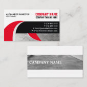 Carte de visite de construction (béton) (Devant / Derrière)