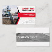 Carte de visite de construction (béton) (Devant / Derrière)