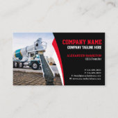 Carte de visite de construction (béton) (Devant)