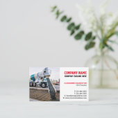 Carte de visite de construction (béton) 02 (Debout devant)