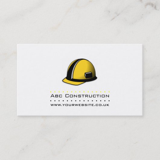 Carte de visite de construction/constructeur (Devant)
