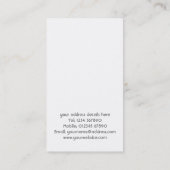 Carte de visite de construction/constructeurs (Dos)