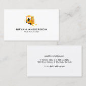 Carte de visite de construction de chariots élévat (Devant / Derrière)