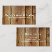 Carte de visite de construction de l'artisanat du  (Devant / Derrière)