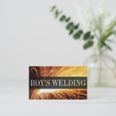 Carte de visite de construction de soudeurs (Debout devant)