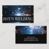 Carte de visite de construction de soudure (Devant / Derrière)