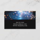 Carte de visite de construction de soudure (Dos)