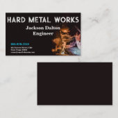 Carte de visite de construction de soudure (Devant / Derrière)