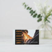 Carte de visite de construction de soudure (Debout devant)