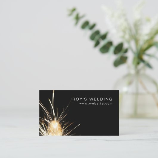 Carte de visite de construction de soudure (Debout devant)