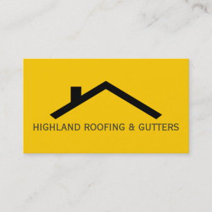Carte de visite de construction de toitures