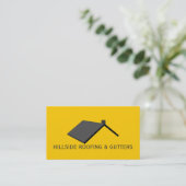 Carte de visite de construction de toitures (Debout devant)