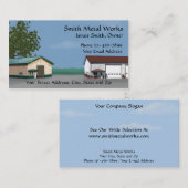 Carte de visite de construction de tôlerie (Devant / Derrière)