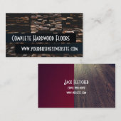 Carte de visite de construction d'installation de  (Devant / Derrière)