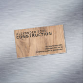 Carte de visite de construction en bois tenché gra (In Situ)