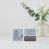 Carte de visite de construction et de peinture (Debout devant)