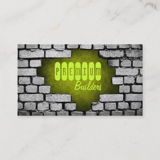 carte de visite de construction murale en brique c (Devant)