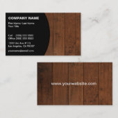 Carte de visite de construction/plancher (Devant / Derrière)