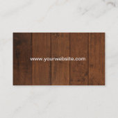 Carte de visite de construction/plancher (Dos)