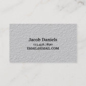 Carte de visite de construction Sheetrock & Drywal (Dos)