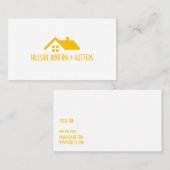 Carte de visite de construction Windows Gutters de (Devant / Derrière)