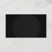 Carte de visite de consultant Black Orange Grey (Dos)