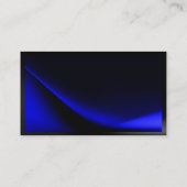 Carte de visite de consultant bleu moderne (Dos)