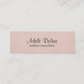 Carte de visite de consultant élégant classique (Devant)