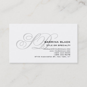 Carte de visite de consultant en calligraphie de m