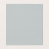 Carte de visite de consultant en gris simple et te (Intérieur déplié)