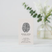 Carte de visite de consultant en IA (Debout devant)