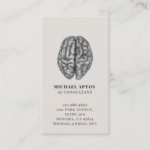 Carte de visite de consultant en IA