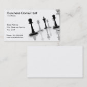 Carte de visite de consultant en matière de (Devant / Derrière)