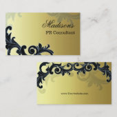 Carte de visite de consultant en matière de P.R. (Devant / Derrière)