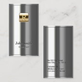 Carte de visite de consultant en métal du logo Gol (Devant / Derrière)