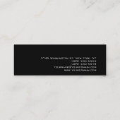 Carte de visite de consultant en monographie de sé (Dos)