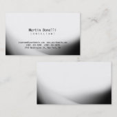 Carte de visite de consultant en Motif gris blanc (Devant / Derrière)