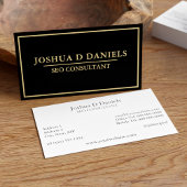 Carte de visite de consultant en référencement noi