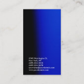 Carte de visite de consultant en tendance bleu cla (Dos)