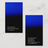Carte de visite de consultant en tendance bleu cla (Devant / Derrière)