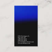 Carte de visite de consultant en tendance bleu cla (Dos)