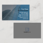 Carte de visite de consultant financier (Devant / Derrière)