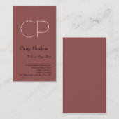 Carte de visite de consultant moderne professionne (Devant / Derrière)