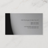 Carte de visite de consultant professionnel modern (Dos)