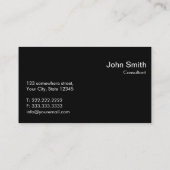 Carte de visite de consultation de code de la (Dos)