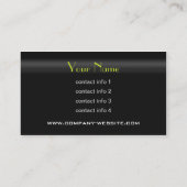 Carte de visite de contemporain de monogramme (Dos)