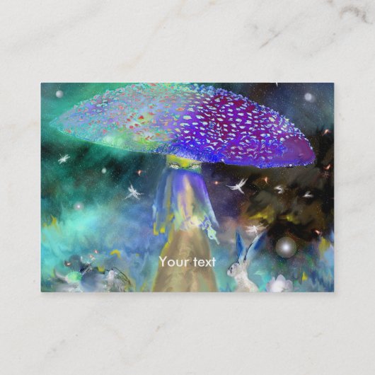 Carte de visite de contes de lapin (Dos)